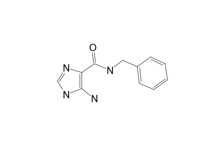 5-Amino-1H-imidazole-4-carboxylic acid, benzylamide