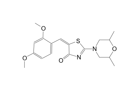 (5E)-5-(2,4-dimethoxybenzylidene)-2-(2,6-dimethyl-4-morpholinyl)-1,3-thiazol-4(5H)-one