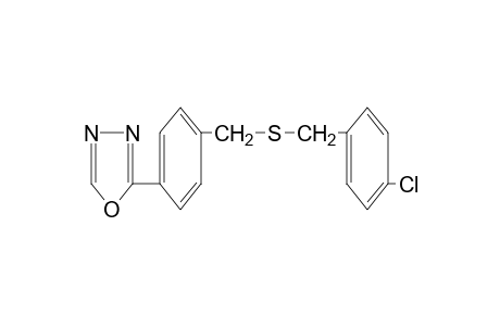 2-{alpha-[(p-CHLOROBENZYL)THIO]-p-TOLYL}-1,3,4-OXADIAZOLE