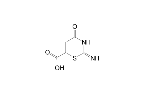 2H-1,3-thiazine-6-carboxylic acid, tetrahydro-2-imino-4-oxo-