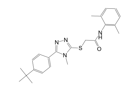 2-{[5-(4-tert-butylphenyl)-4-methyl-4H-1,2,4-triazol-3-yl]sulfanyl}-N-(2,6-dimethylphenyl)acetamide