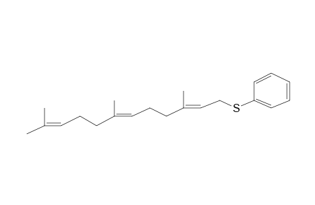 1-(Phenylthio)-3,7,11-trimethyl-2,6,10-dodecatriene E,E-