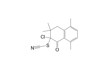 2-Chloro-2-thiocyanato-3,4-dihydro-3,3,5,8-tetramethyl-1-(2H)naphthalenone