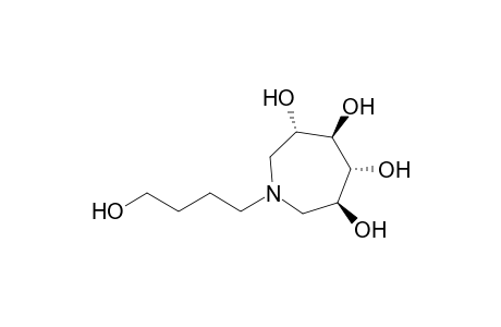 (3S,4R,5R,6S)-1-(4-hydroxybutyl)azepane-3,4,5,6-tetrol