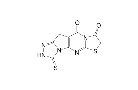 3-Thioxo-2,11-dihydro-3H,10H-thiazolo[3,2-a][1,2,4]-triazolo[4',3':1,5]pyrrolo-[2,3-d]pyrimidine-8,10(7H)-dione