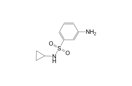 3-Amino-N-cyclopropylbenzene-1-sulfonamide