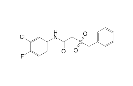 2-(benzylsulfonyl)-3'-chloro-4'-fluoroacetanilide
