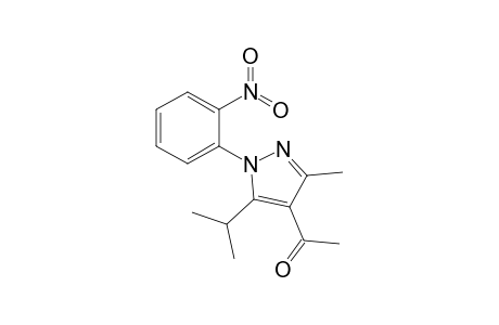 5-(1'-Methylethyl)-4-acetyl-3-methyl-1-(2-nitrophenyl)pyrazole