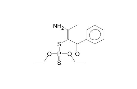 BETA-AMINO-ALPHA-THIOPHOSPHORYLTHIOPROPENYLPHENYLKETONE