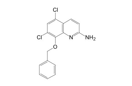 2-AMINO-8-(BENZYLOXY)-5,7-DICHLOROQUINOLINE