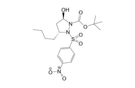 (3R,5R)-2-tert-Butoxycarbonyl-5-butyl-1-(4-nitrophenylsulfonyl)pyrazolidin-3-ol