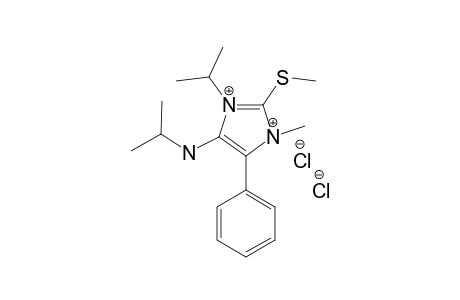 1-METHYL-2-(METHYLTHIO)-5-PHENYL-3-ISOPROPYL-4-(ISOPROPYLAMINO)-IMIDAZOLIUM-CHLORIDE