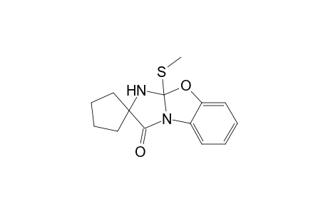 1',2',3',9'A-TETRAHYDRO-9'A-(METHYLTHIO)-SPIRO-[CYCLOPENTAN-1,2'-IMIDAZO-[2,1-B]-[1,3]-BENZOXAZOL]-3'-ONE