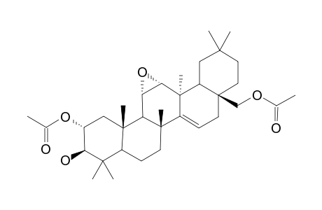 11.alpha.,12.alpha.-Epoxy-taraxer-14-en-3.beta.-ol-2.alpha.,28-yl-diacetate