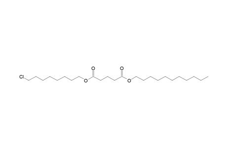 Glutaric acid, 8-chlorooctyl undecyl ester