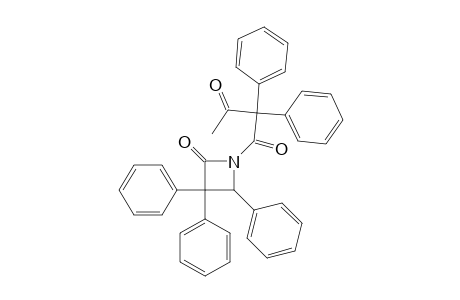 2-Azetidinone, 1-(1,3-dioxo-2,2-diphenylbutyl)-3,3,4-triphenyl-