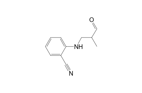 3-N-(2-CYANOPHENYL)-AMINO-2-METHYLPROPANAL;2-(2-FORMYLPROPYLAMINO)-BENZONITRILE
