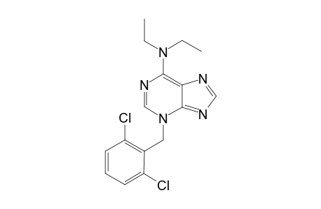 Purine, 3-(2,6-dichlorobenzyl)-6-diethylamino-