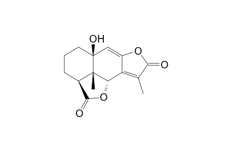 10.beta.-(Hydroxyeremophil)-8(9),7(11)-dien-6.alpha.,15 : 8.alpha.,12-diolide