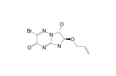 6-ALLYLOXY-2-BROMO-7-HYDROXY-6,7-DIHYDRO-5H-IMIDAZO-[1,2-B]-[1,2,4]-TRIAZIN-3-ONE