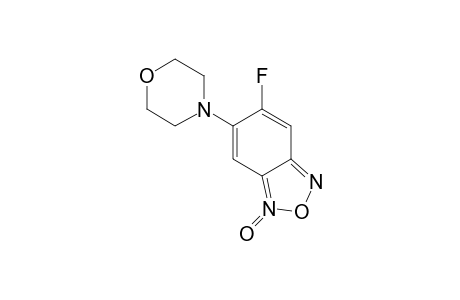 6-MORPHOLINO-5-FLUORO-2,1,3-BENZOXADIAZOLE_1-OXIDE;TAUTOMER_A