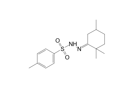 p-toluenesulfonic acid, (2,2,5-trimethylcyclohexylidene)hydrazide