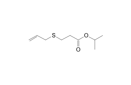 Propanoic acid, 3-(2-propenylthio)-, 1-methylethyl ester