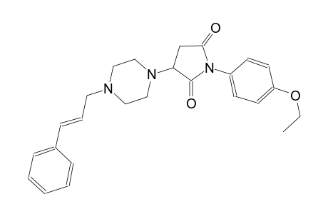 2,5-pyrrolidinedione, 1-(4-ethoxyphenyl)-3-[4-[(2E)-3-phenyl-2-propenyl]-1-piperazinyl]-