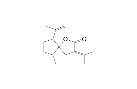 1-OXASPIRO[4.4]NONAN-2-ONE, 6-METHYL-9-(1-METHYLETHENYL)-3-(1-METHYLETHYLIDENE)-