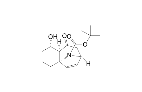 tert-Butyl (1S*,4aS*,7S*,9aS*)-1-hydroxy-9-oxo-1,2,3,4,7,8,9,9a-octahydro-4a,7-epiminobenzo[7]an-nulene-10-carboxylate