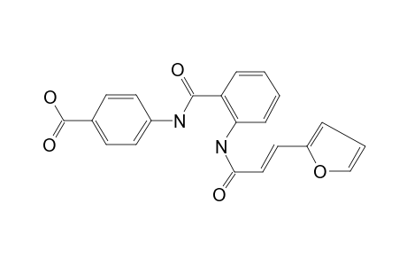 4-[[2-[[(E)-3-(2-furyl)acryloyl]amino]benzoyl]amino]benzoic acid