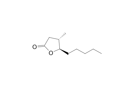 (4S,5R)-4-methyl-5-pentyl-2-oxolanone