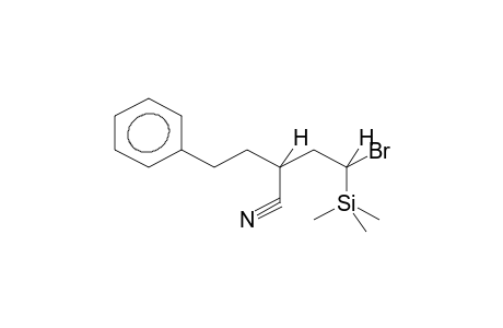 1-BROMO-3-CYANO-1-TRIMETHYLSILYL-5-PHENYLPENTANE (ISOMER MIXTURE)