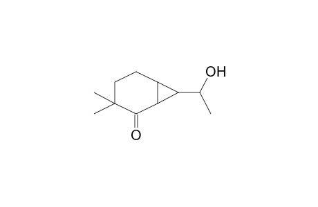 7-(1-Hydroxy-ethyl)-3,3-dimethyl-bicyclo[4.1.0]heptan-2-one