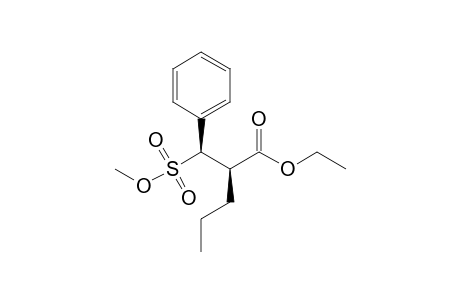 (2R)-2-[(R)-methoxysulfonyl(phenyl)methyl]pentanoic acid ethyl ester