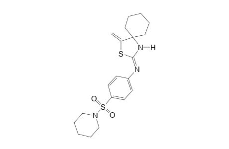 4-methylene-2-{[p-(piperidinosulfonyl)phenyl]imino}-3-thia-1-azaspiro[4,5]decane