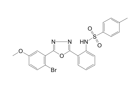2'-[5-(2-bromo-5-methoxyphenyl)-1,3,4-oxadiazol-2-yl]-p-toluenesulfonanilide