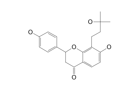BROSIMACUTIN-C;4',7-DIHYDROXY-8-(3-HYDROXY-3-METHYLBUTYL)-FLAVANONE
