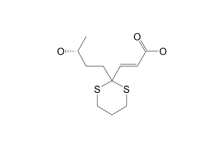 (2E,7S)-7-HYDROXY-4,4-TRIMETHYLENEDITHIO-2-OCTENOIC-ACID