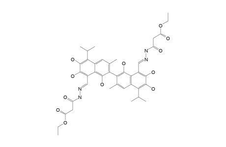 (ETHYL-3-HYDRAZINO-3-OXOPROPIONATE)-GOSSYPOL
