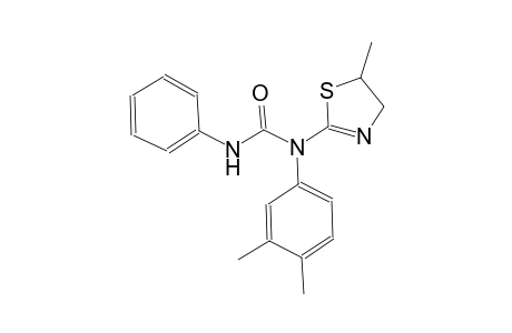 N-(3,4-dimethylphenyl)-N-(5-methyl-4,5-dihydro-1,3-thiazol-2-yl)-N'-phenylurea