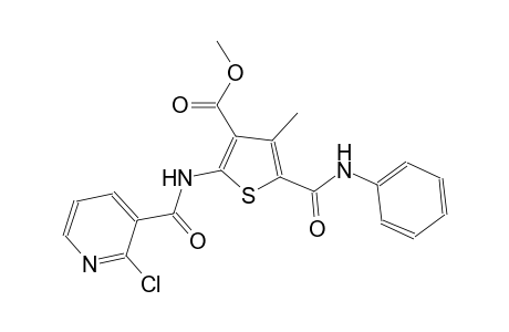 methyl 5-(anilinocarbonyl)-2-{[(2-chloro-3-pyridinyl)carbonyl]amino}-4-methyl-3-thiophenecarboxylate