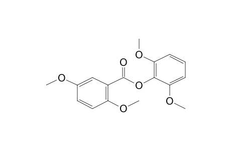 2,5-Dimethoxy-benzoic acid, 2,6-dimethoxy-phenyl ester