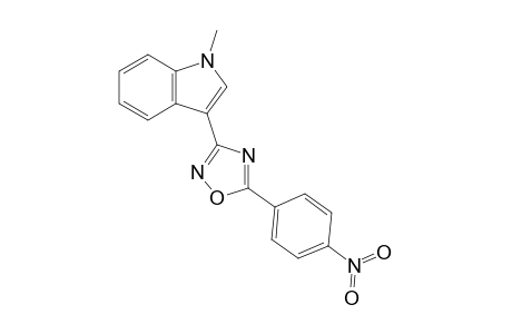 3-(1-Methylindol-3-yl)-5-(4-nitrophenyl)-1,2,4-oxadiazole