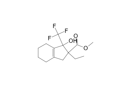 Ethyl 1-Hydroxy-1-(trifluoromethyl)-2-methyl-2,3,4,5,6,7-hexahydroindene-2-carboxylate