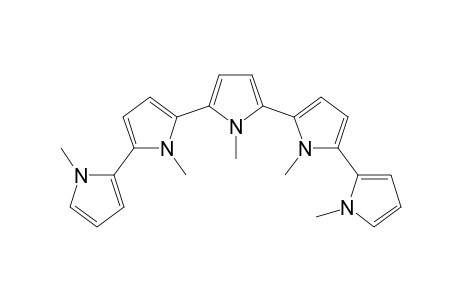 2,2':5',2'':5'',2''':5''',2''''-Quinque-1H-pyrrole, 1,1',1'',1''',1''''-pentamethyl-