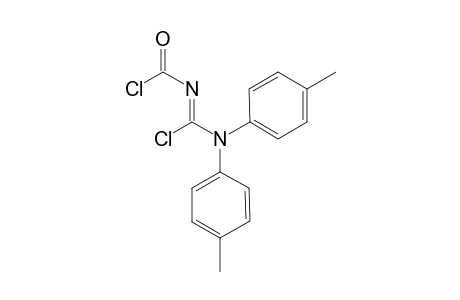 N-(Chlorocarbonyl)-N,N-di(p-tolyl)-a-chloroformamidine