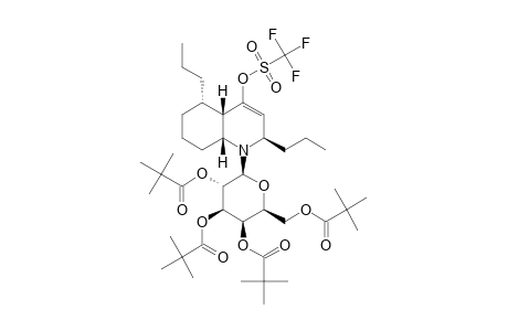 (2R,4AR,5S,8AS)-N-(2,3,4,6-TETRA-O-PIVALOYL-BETA-D-GALACTOPYRANOSYL)-2,5-DI-PROPYL-4-TRIFLUOROMETHANE-SULFONYLOXY-3,4-DIDEHYDRO-DECAHYDROQUINOLINE