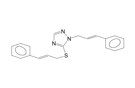 1-[(E)-3-phenylprop-2-enyl]-5-[(E)-3-phenylprop-2-enyl]sulfanyl-1,2,4-triazole