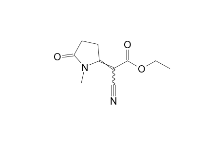 alpha-CYANO-1-METHYL-5-OXO-delta2,alpha-PYRROLIDINEACETIC ACID, ETHYL ESTER